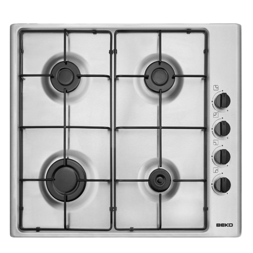 Beko Plaque Gaz Hizg X Cm Inox Feux