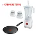 Blender Moulinex LM2421EG | 400 W - 1.5 Litres + Poêle à Crêpe TEFAL 25 CM 