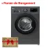 Machine à Laver LG 7 Kg | Essorage 1200 Tours/min - F2J3QYG6J - Noir 