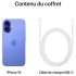 IPhone 16 | 8 GO - 128GO - 5G - Ultramarine - Apple