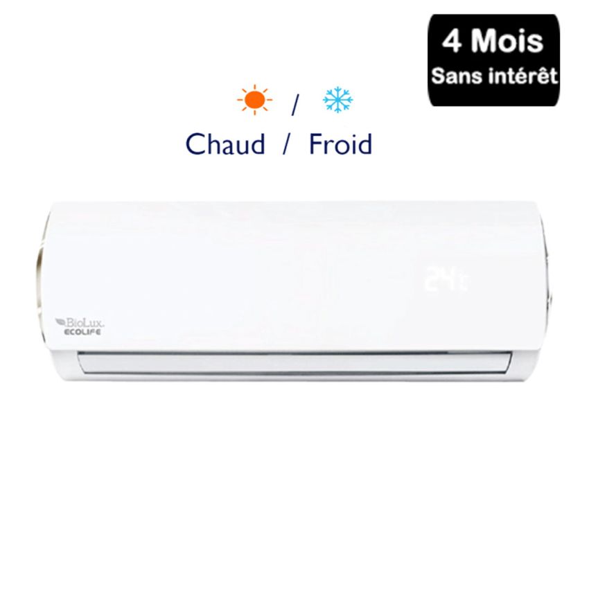 Biolux Climatiseur Eco Btu Chaud Froid