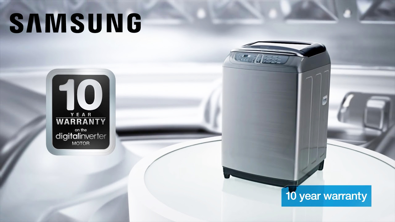 Machine à laver Samsung Top Load 9kg chez Samsung Tunisie Couleur Silver